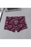 Boxer Homme Coton Personnalité Imprimé Hommes Culotte Mi Taille Sexy Boxer Pantalon 3D Boxer Shorts Combinaison Latex Sexy Ho