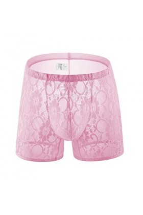 Générique String en Dentelle pour Hommes Culotte de Sexe Culotte en T Transparente pour Hommes sous-vêtements Slips Paire + D