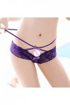 Sous-vêtements en dentelle ouverte pour femme T Lingerie sexy Nœud à lentrejambe Barboteuse vintage Lingerie sexy Lâche Vête