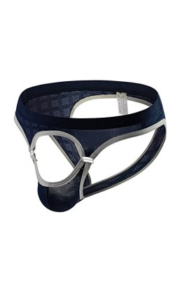 String De Sport Homme Tanga Thong ​sous-vêtement Extensible Taille Basse Respirant Confortable Lingerie Masculine Support Ath