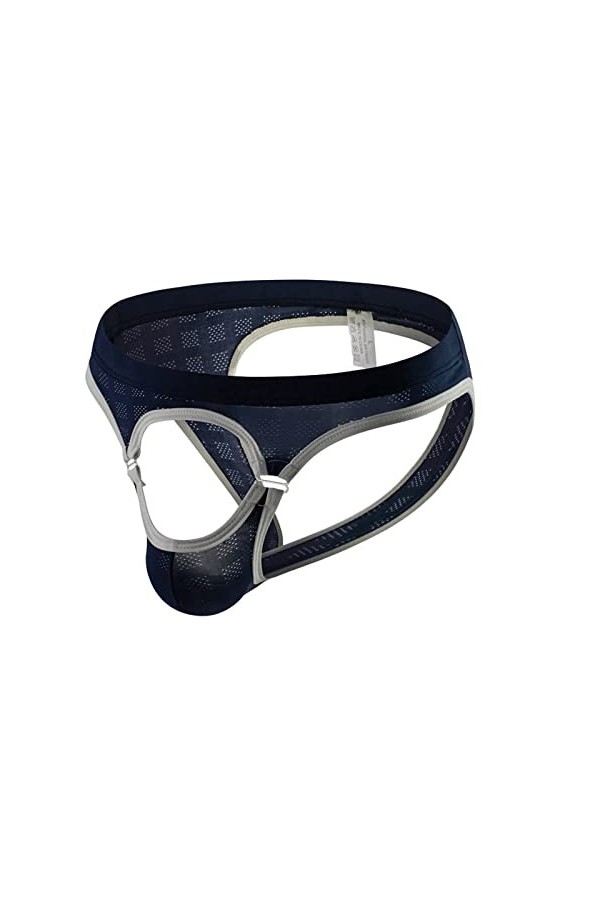 String De Sport Homme Tanga Thong ​sous-vêtement Extensible Taille Basse Respirant Confortable Lingerie Masculine Support Ath