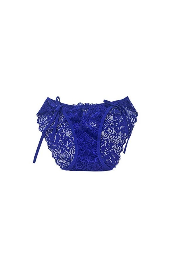 UOWEG Sensualité Sexy Underpant Bikini Femmes Dentelle Bandage sous-vêtements Body Lingerie Sexy Dark Blue, One Size 