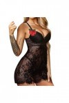 Lingerie Femme Sexy Ensemble Homme Sexy Hot y*2*k Femmes Mode Sexy Dentelle Maille Lingerie avec Culotte Ensemble Robe de sou