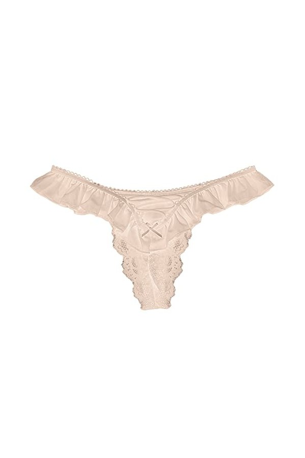 Générique Femmes Sexy Culotte Sculptante Culottes Ouvertes Sexy Culottes À Nœud Taille Basse en Dentelle Lingerie Shorty Culo