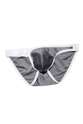 Schi Sous-vêtements pour homme, solides, confortables, respirants, décontractés, gris, L