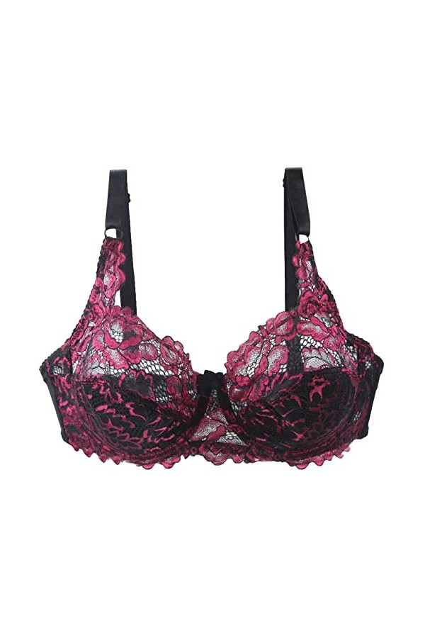 2023 New y22k Style Lingerie Femmes Sexy Dentelle Soutien-Gorge Thorn Plus Taille sous-Vêtements Soutien-Gorge Body Rouge Lat