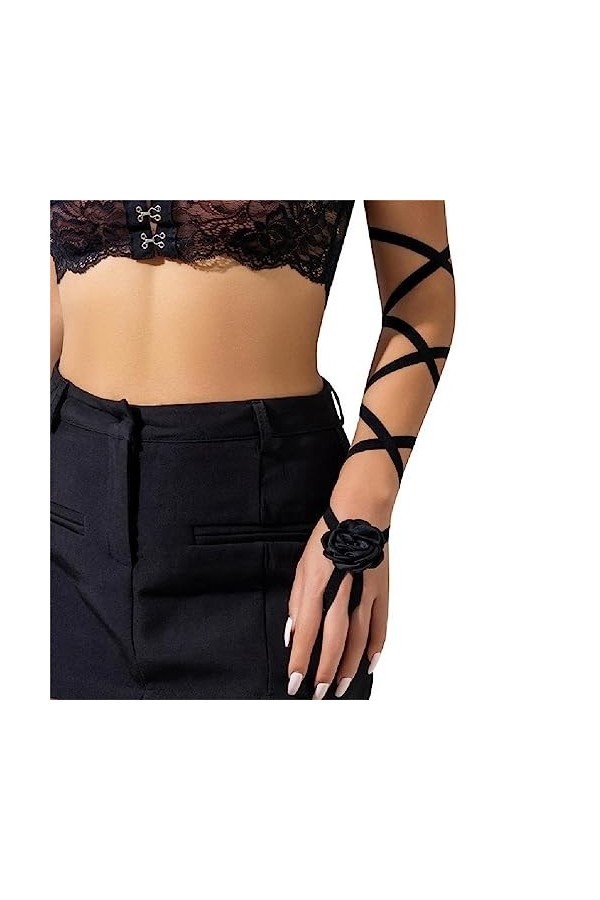 Maouira Sexy Fleur/Dentelle Forme Cuisse Chaîne Chaude Filles Élastique Jambe Chaîne Discothèque Partie Danseur Fournitures C