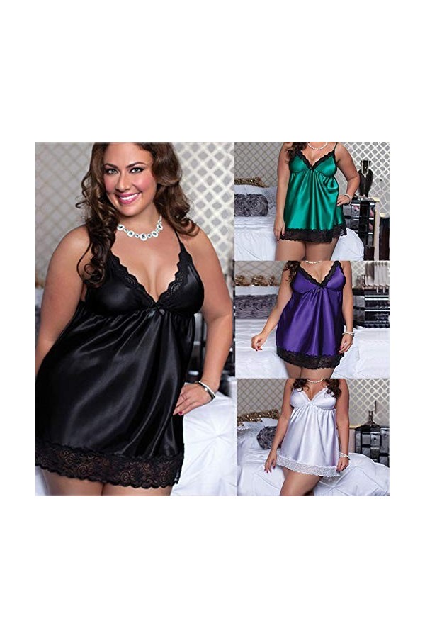 Bluelucon Lingerie Femme Sous-vêtements Sexy Lingerie Femme Sexy Lingerie Catsuit Ouvert Sexy Ensemble de Lingerie pour Femme