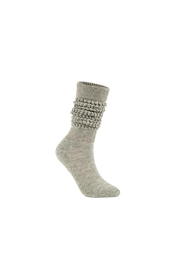 BOTCAM Bas à poils couleur bonbon pour femme en automne et en hiver bas jarretelles mariage, gris, taille unique