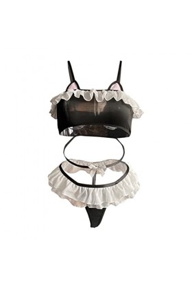 SNOMYRS Lingerie sexy en forme de lapin et chat pour femme - Lingerie Kawaii - Costume de cosplay - Jeu de rôle - Costume de 