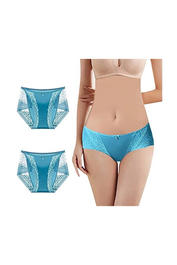 Culottes Dentelle pour Femme Ouvert Slips Confortable Sexy Coquin Transparente Tanga Femme Érotique Ouverte Taille Basse Culo