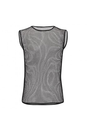 Vexiangni Lingerie érotique pour homme - Transparent - Stringbody à bretelles - Culotte - Fermeture éclair - Effet mouillé - 