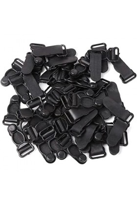 Wudaizhi 50pcs Garter Courte Clip en Plastique Cornite De Crset Présenter Les Poignées De Stockage De Bonnet