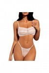 Menstruelle Lot De 4 pour Femme à la Mode Brassieres Bague en Acier Soutien-Gorge Ensemble Dames Soutien-Gorge en Dentelle En