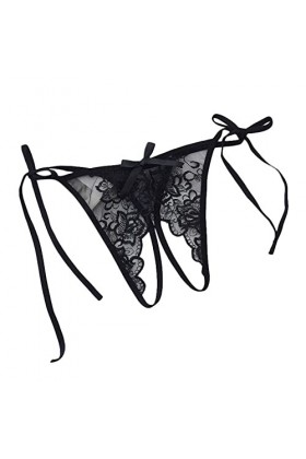 PANPANY Culottes pour Femme Multicolore sous Vetements Sexy Tanga Taille Basse String Dentelle Soutien-Gorge Confortables Mul