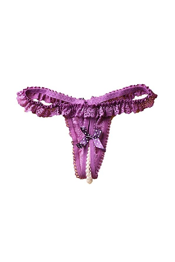 PANPANY Culottes pour Femme Slips Soutien-Gorge sans Couture String sous Vetements Taille Basse Sexy Multicolore Multipack De