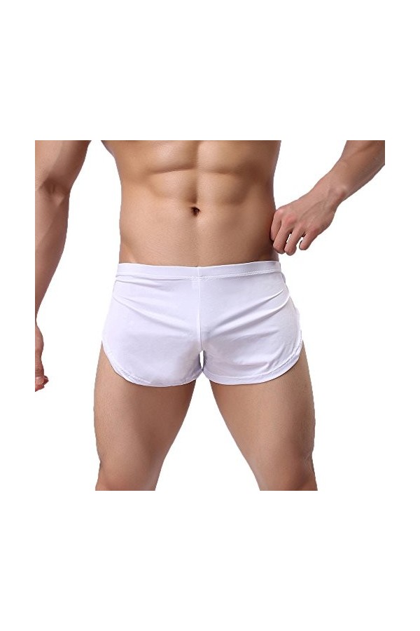 Zannycn String pour homme - String de sport - Slip sexy pour homme - Boxer - Slip Power pour homme - Maillot de bain short po
