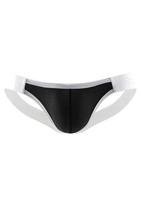 Slip Homme Briefings sans Boutons pour Hommes brossés Respirants Sexy Double Culotte Pantalon Nuisette Homme Sexy Hot