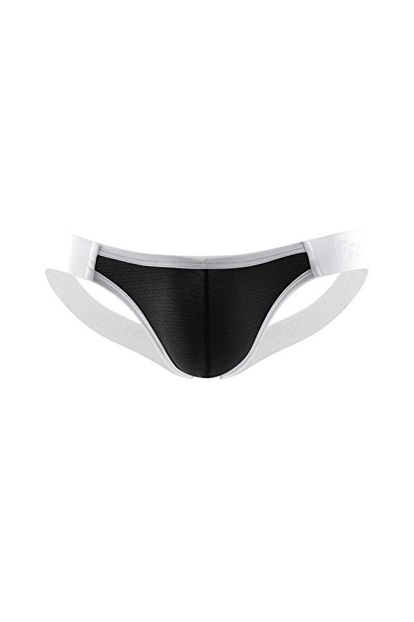 Slip Homme Briefings sans Boutons pour Hommes brossés Respirants Sexy Double Culotte Pantalon Nuisette Homme Sexy Hot