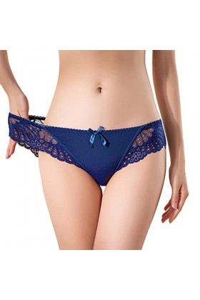 Femme Culotte Dentelle Sexy String pour Femme Paquet Slip Femme Culotte Classique Slip Élégant Culotte en Dentelle Chic Hot É
