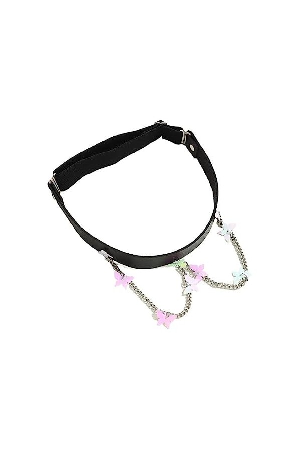 Bijoux De Corps Corps Cuisse Chaîne Partie Discothèque Porter Cuisse Jarretière Chaussette Chaîne Harnais Sexy Femmes Punk Go