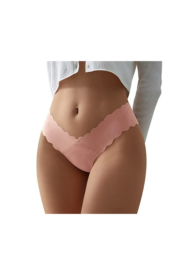 Générique Culottes Dentelle pour Femme Taille Haute Chic Slip Sexy Coquin Transparente Tanga sans Couture String Chic Culotte