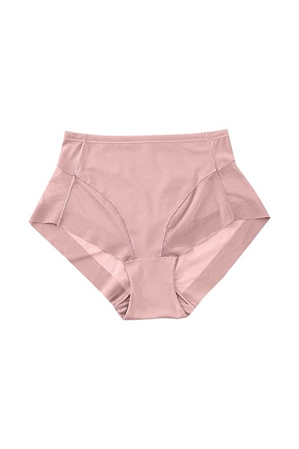 UOWEG Design personnel, couleur unie, design simple et exquis, sous-vêtements sexy en satin, Rose, XXXL