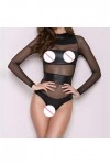 ADMAY 2023 New y*2*k Style Lingerie Sous-vêtements Clubwear cuir sexy lingerie sexy Splice Bodysuit femmes Jumpsuit Lingerie 