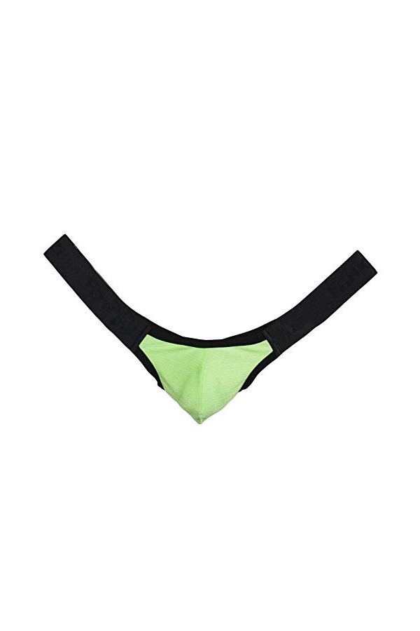 Slip Homme Briefings sans Boutons pour Hommes brossés Respirants Sexy Double Culotte Pantalon Nuisette Homme Sexy Hot