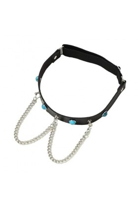 oueyfer Pendentif Sexy Jarretière Chaîne Punk Jarretières Jambe Cuisse Anneaux Harnais Chaîne Femmes Filles Corps Bijoux Cade