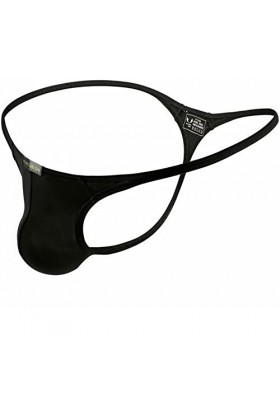 Faringoto String et string pour homme - Taille basse - Taille S à XXL, Noir , M