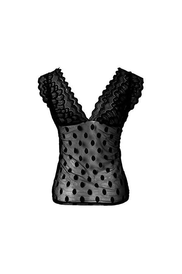 Générique Body Sexy, Femmes Casual Slim Solid Lace V-Neck Femme Sexy Erotic Lingerie Tank Top Redresse Sein Nu Lingerie Demme