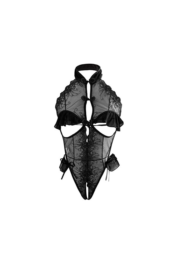 Lingerie Femme Sexy Ensemble Homme Sexy Hot y20.k Femmes Mode Impression Maille Lingerie Dentelle Lingerie 1 pièces Body Ense