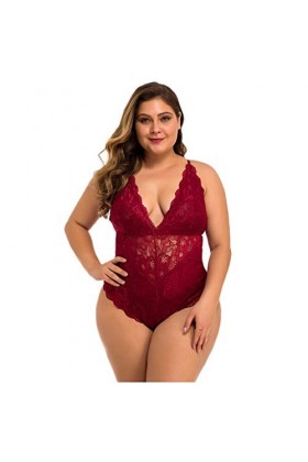 Lingerie Et Vêtements Sexy Sexy Nuit Body Sexy Hot Col en V Profond Harnais Robe Ouverte Sleepwear Dentelle Mini Robe Erotism