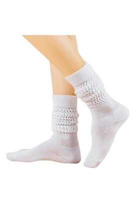 BOTCAM Bas à poils couleur bonbon pour femme en automne et en hiver bas jarretelles mariage, Blanc., taille unique