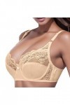 Soutien-gorge réglable pour femme - Grande taille - Dentelle - Anneau en acier - Soutien-gorge fin - Tenue dété - Soutien-go