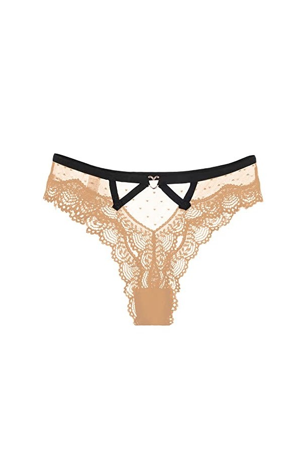 Générique Femme Culotte Dentelle Sexy Culotte sous Vetements Culotte Shorty Sexy Tring Femme Sexy Chic Ficelle Ouvert Soie Sa