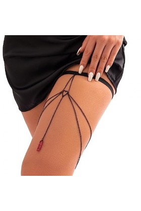 Chaîne Cuisse Simple À Plusieurs Couches Chaîne Jambe Élastique Antidérapante Accessoires Jambe Boîte Nuit Bord Mer Dété pou