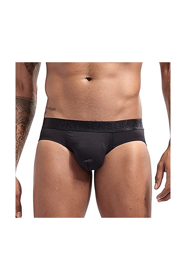 String Homme Sexy Hot Dentelle Slips Boxer Bas ceinture sexy Briefs solide double trépied sous-vêtements Sports couleur homme