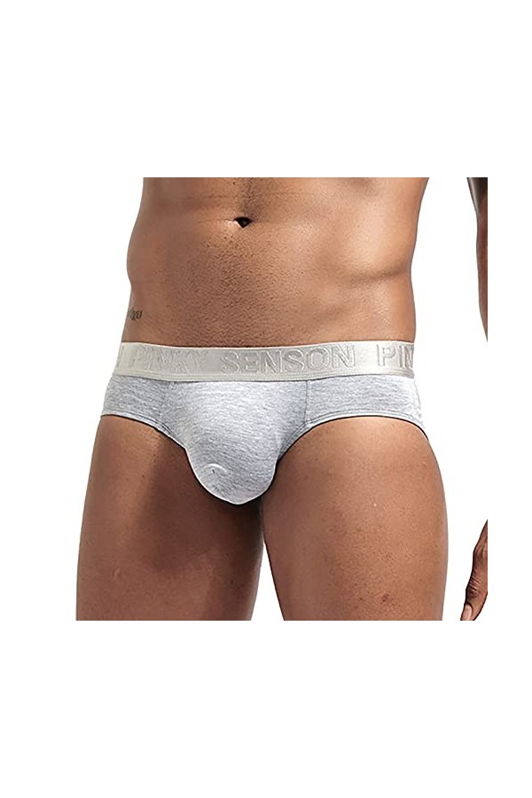 Strings Et Tangas pour Homme Sportif Tanga Thong ​sous-vêtement Élastique Taille Basse Respirant Confortable Underwear Mascul