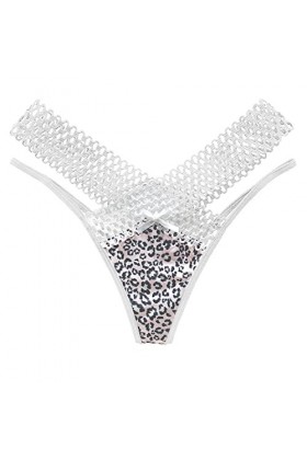 G String Femme Transparent String Bonne Élasticité Sexy Culotte Femme Taille Moyenne Culotte Culotte en Dentelle Open Confort