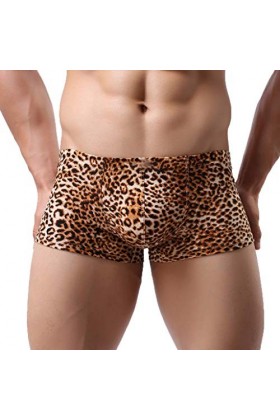 Sous-vêtement sexy pour homme avec taille basse - Absorbant la transpiration - Sous-vêtements pour homme, jaune, M