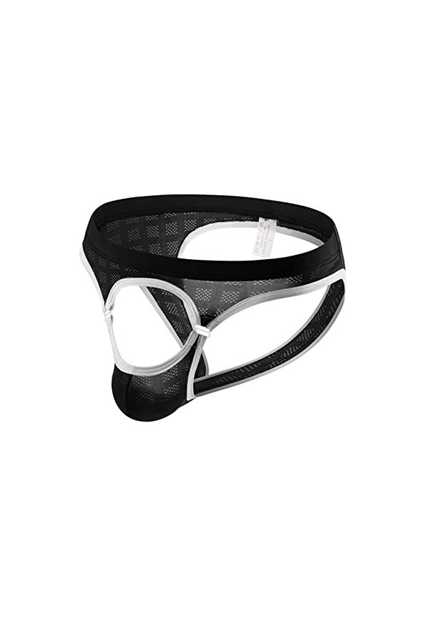 Zannycn String pour homme - Short de bain pour homme - Slip sexy pour homme - Jockstrap - String de sport - Sous-vêtements - 