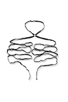 oueyfer Wrap de bras pour femme - Porte-jarretelles - Punk - DIY Halloween - Bretelles croisées - Pour festival de musique