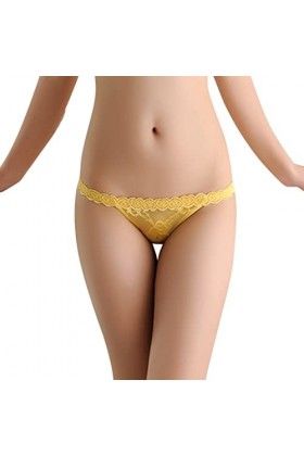 String Femme Sexy Chic Dentelle Hot Ouvert Shorties et Strings Ultra Minces Culotte Sculptante Femmes Dentelle String Culotte