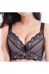 HANXIULIN Soutien-gorge sans armatures pour femme - Doux avec rembourrage léger - Sans coutures - Soulagement - Sans doublure