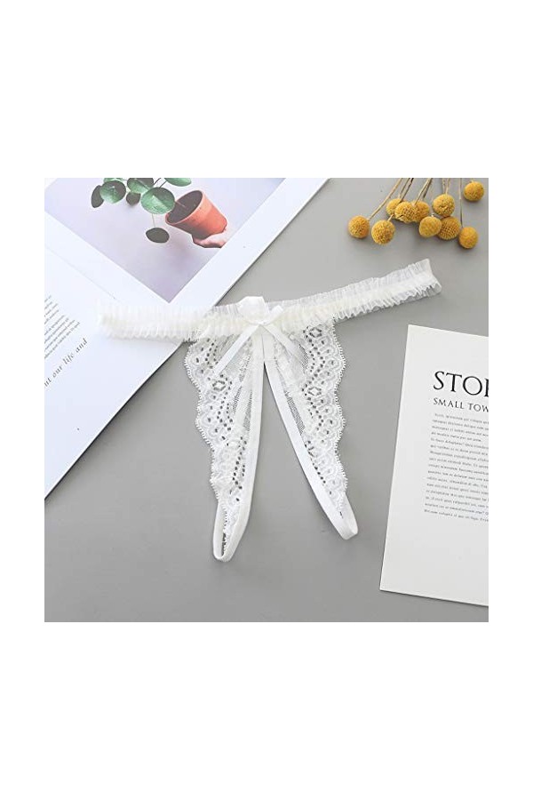 ADMAY Ensemble de sous-vêtements sexy en dentelle pour femme - Soutien-gorge en coton d01 - Pyjama culotte Xingxing - Dentell