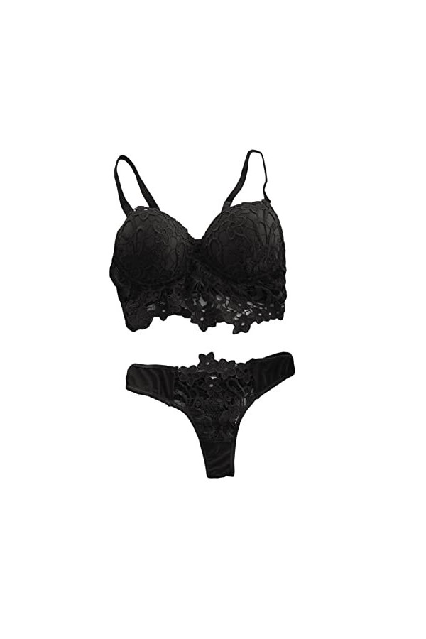 Ensemble Soutien Gorge et String Femme Dentelle Lingerie Sexy Ensemble Erotique Vêtements De Nuit Sexy sous-Vetements 2 Pièce