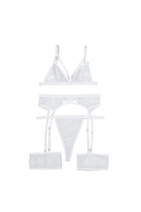 Lingerie Sexy Ensemble Femme Sexy Ensemble Soutien Gorge et String Erotique sous-Vetements Dentelle Vêtements De Nuit 2 Pièce