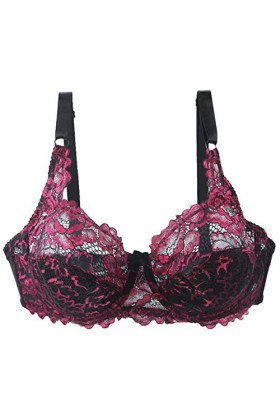 2023 New y22k Style Lingerie Femmes Sexy Dentelle Soutien-Gorge Thorn Plus Taille sous-Vêtements Soutien-Gorge Body Rouge Lat